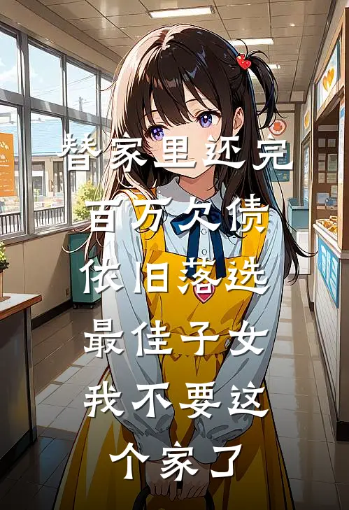 替家里还完百万欠债依旧落选最佳子女，我不要这个家了
