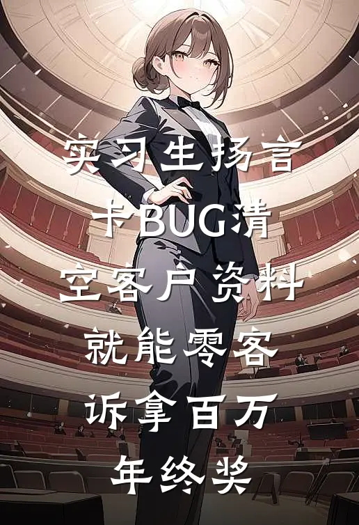 实习生扬言卡BUG清空客户资料，就能零客诉拿百万年终奖