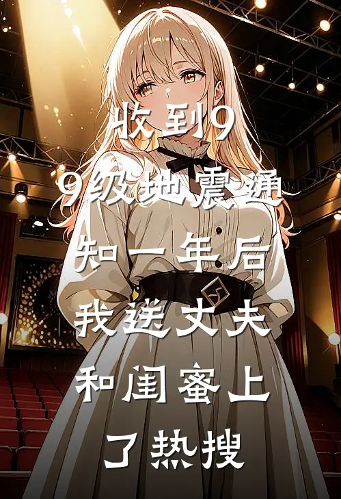 收到9.9级地震通知一年后，我送丈夫和闺蜜上了热搜