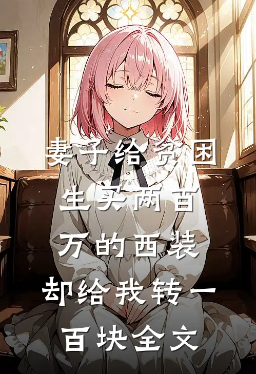 妻子给贫困生买两百万的西装，却给我转一百块全文