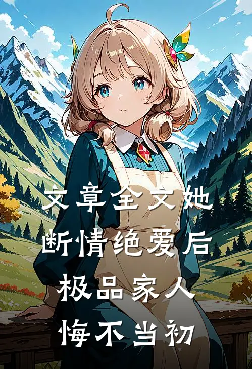文章全文她断情绝爱后，极品家人悔不当初